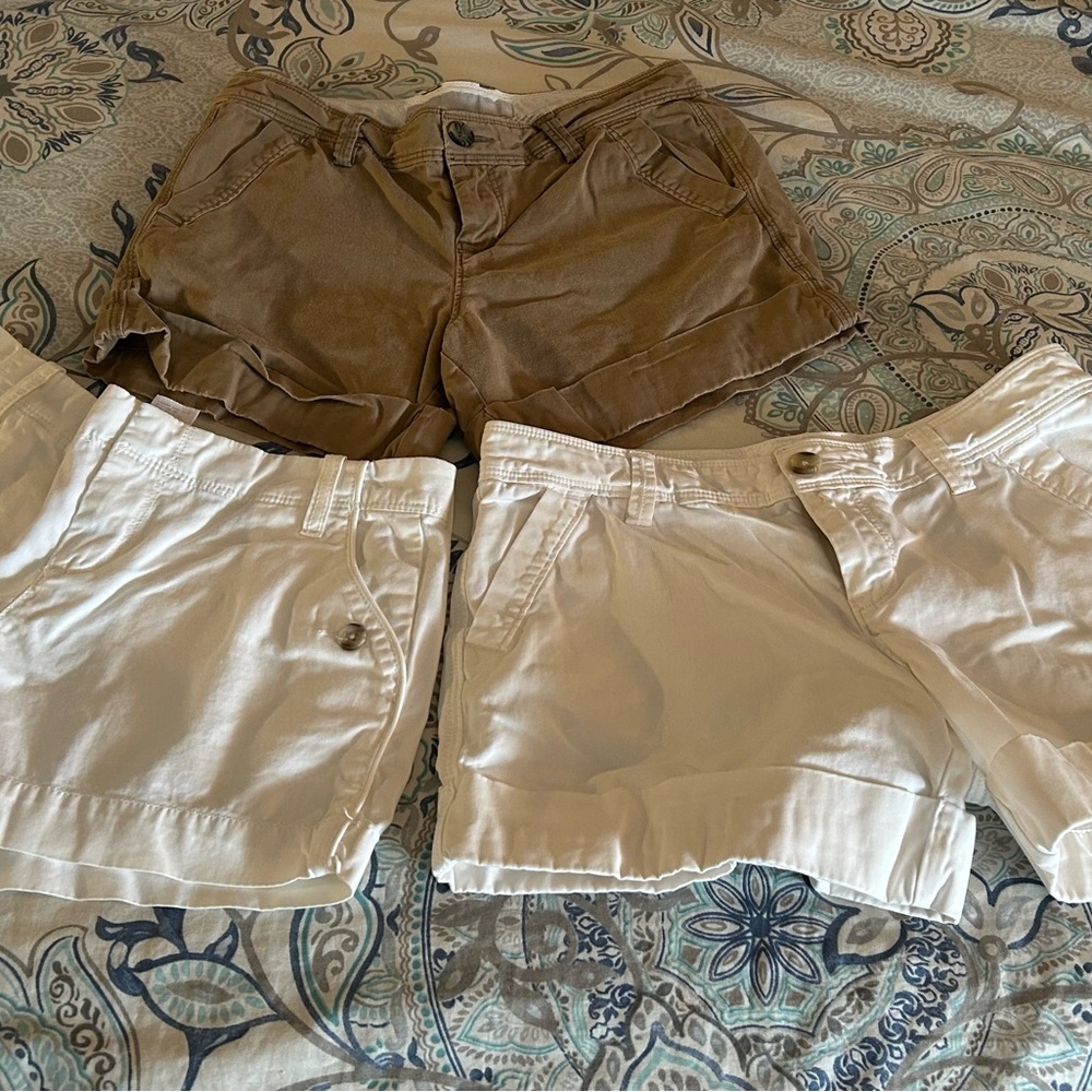 Old Navy Women's Shorts in Brown and White